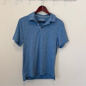 J. Crew Heather Blue Performance Polo Shirt
